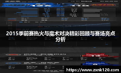 2015季前赛热火与魔术对决精彩回顾与赛场亮点分析